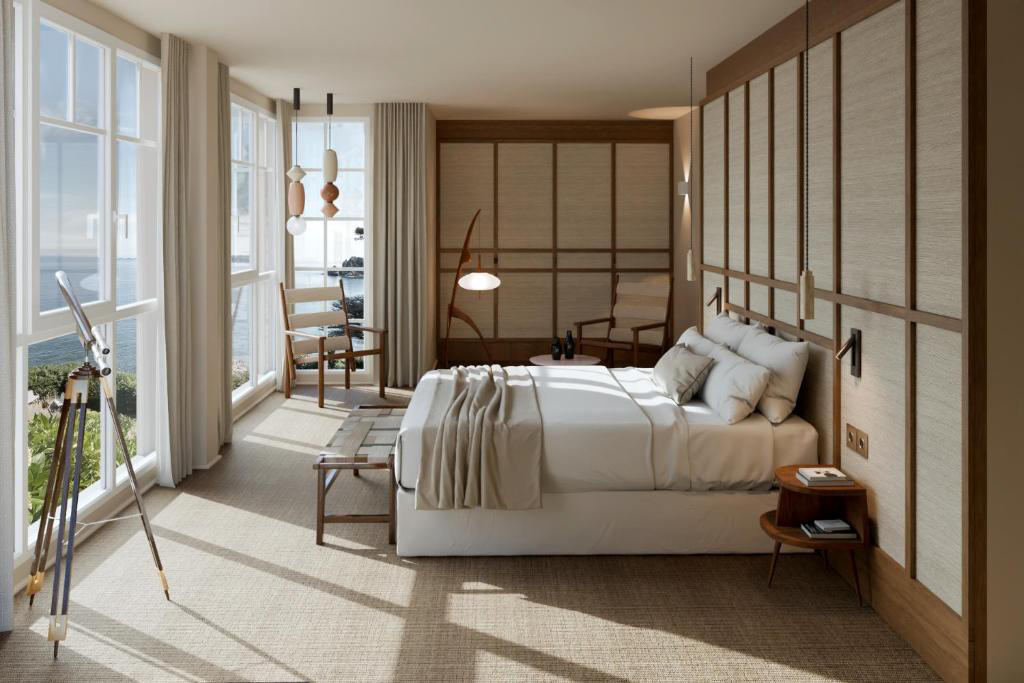 Chambre Les Bassans - Hôtel 4* à Perros-Guirec en Bretagne.