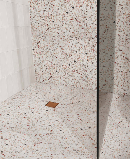 Caniveau de douche invisible 