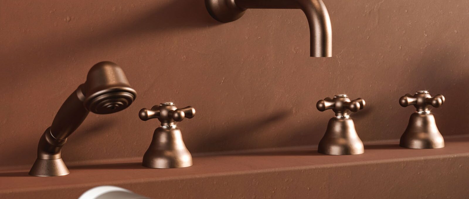 Collection Axel de Bongio : l'élégance du cuivre dans la salle de bains